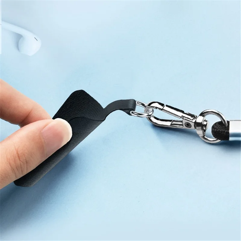 Telefoon Lanyard Tab Patch Nylon+TPU Veiligheid Telefoon Lanyard Connector - Oranje
