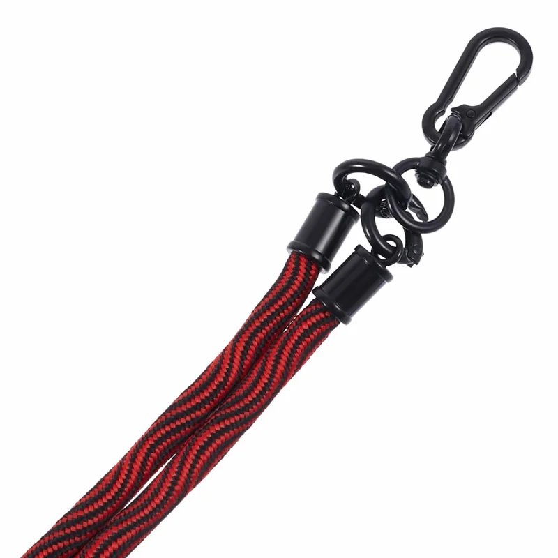 8 mm Universal Phone Lanyard Strap S-Texture Nackengurt mit Patch - Rot