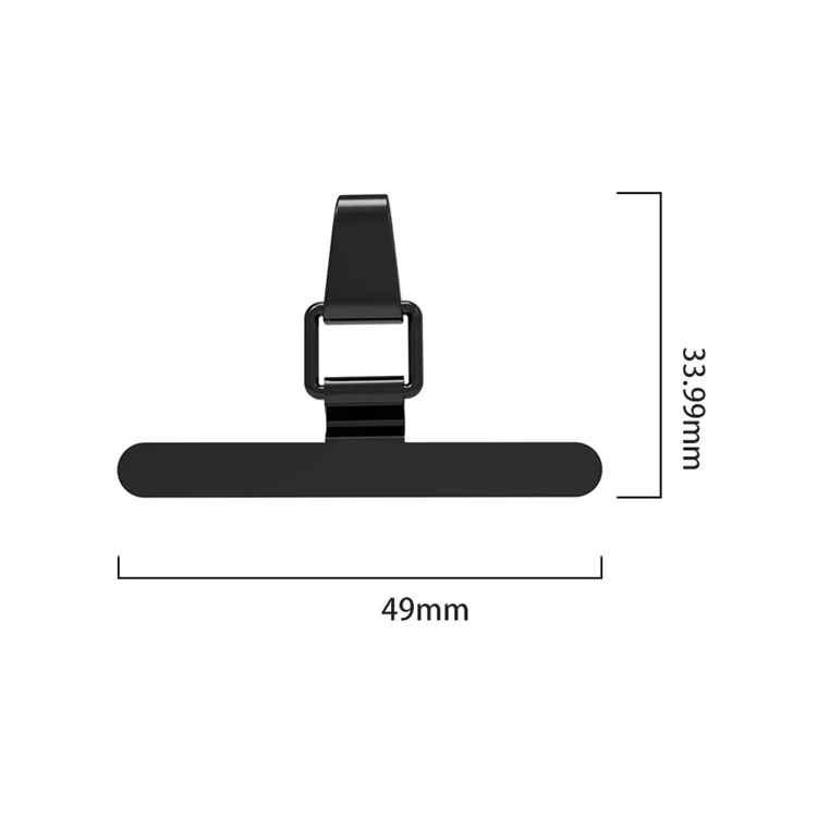 LEEU DESIGN Metal Phone Tether Tabs Universal Phone Lanyard Replacement Part - Black