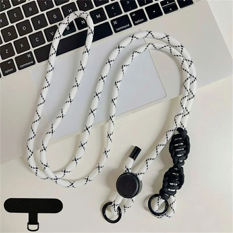 120cm Universal Phone Lanyard 6mm Buckle Mobile Phone Carrying Strap - Style E