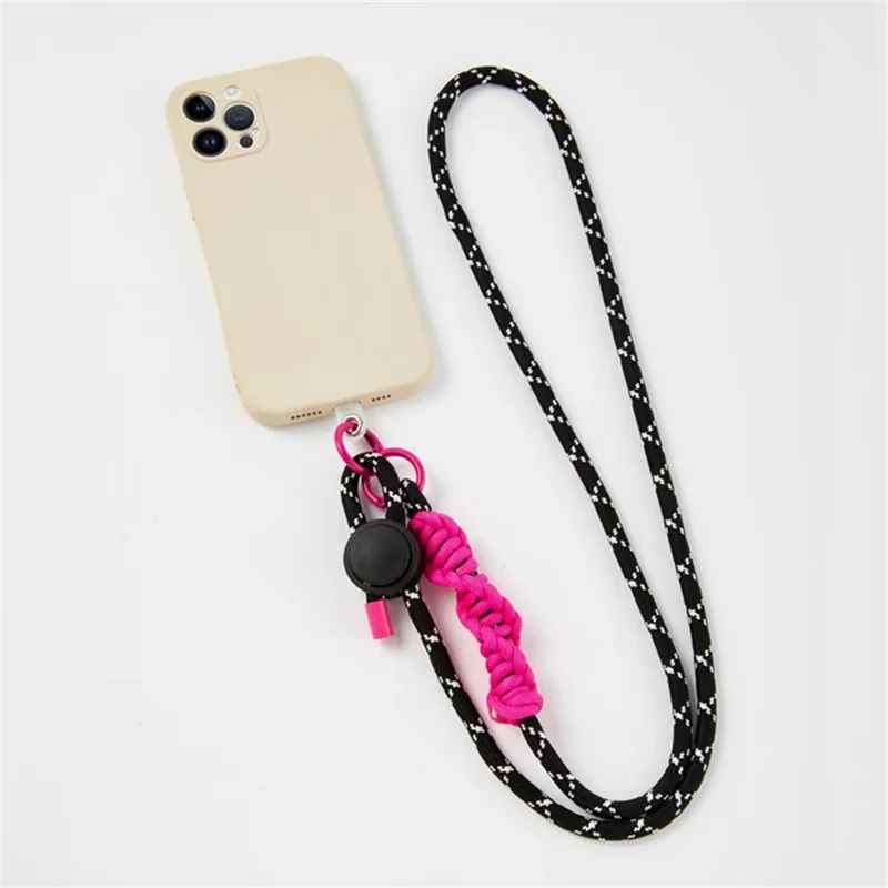 120cm Universal Phone Lanyard 6mm Buckle Mobile Phone Carrying Strap - Style E