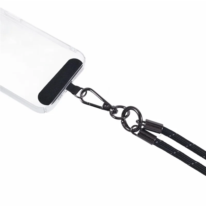 120cm Mobile Phone Strap 6mm Cell Phone Lanyard Rope with Clip Buckle - Style B
