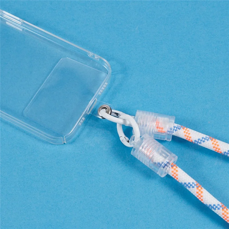 120cm Universal Phone Lanyard 7mm Buckle Mobile Phone Carrying Strap with Tether Tab - Style H