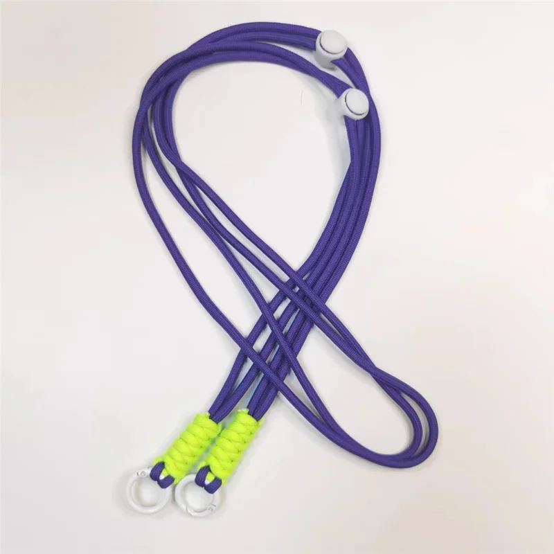 Chaîne de téléphone portable universelle de 100 cm avec corde à double brin et languette de retenue - Style E