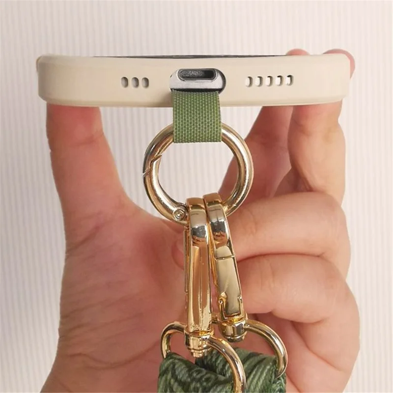 20mm Mobile Phone Strap 33.5-60cm Adjustable Cell Phone Lanyard with Tether Tab - Style D