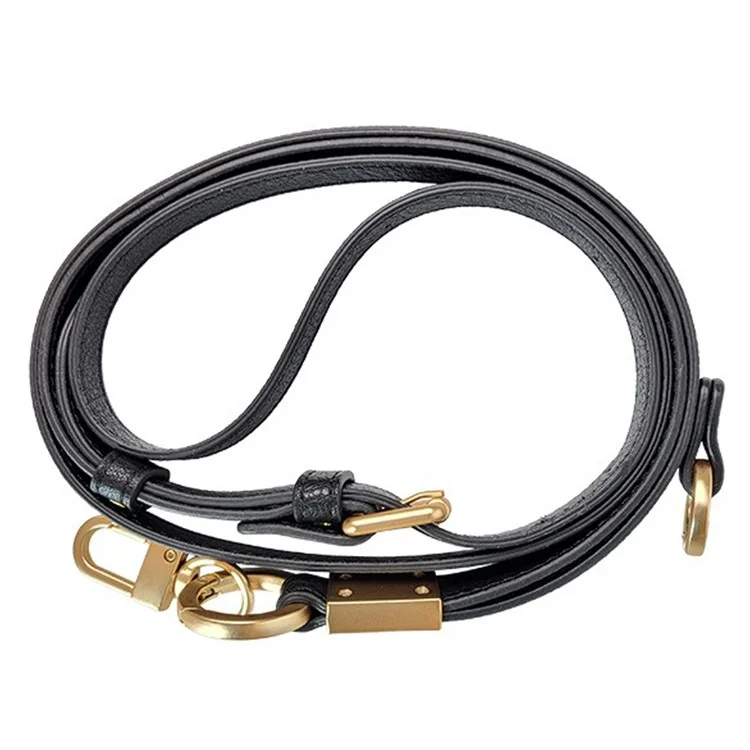JOYSCOMM 150cm PU Leder Umhängetasche Telefon Halsband Schultergurt mit Tether Tab - Schwarz