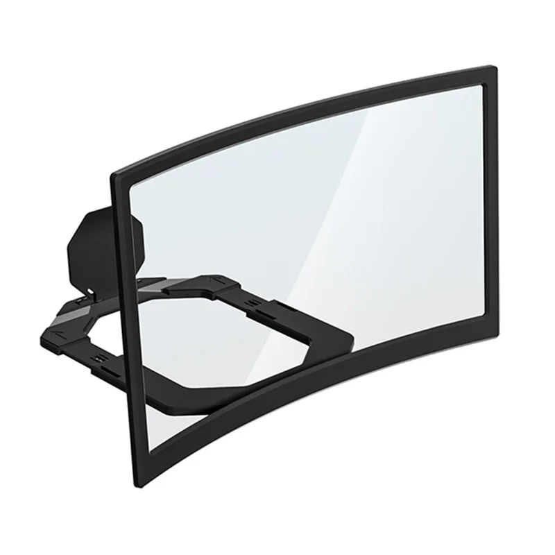 Ingranditore Schermo Telefono 12 Pollici Ultra HD Schermo Curvo Amplificatore Lente d'Ingrandimento 3D con Supporto Pigro