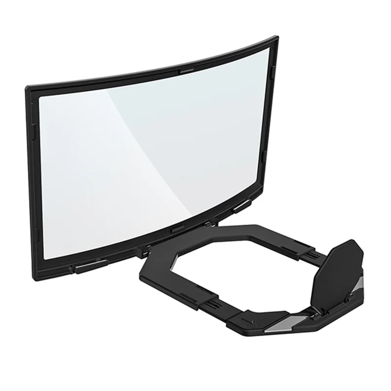 Ingranditore Schermo Telefono 12 Pollici Ultra HD Schermo Curvo Amplificatore Lente d'Ingrandimento 3D con Supporto Pigro