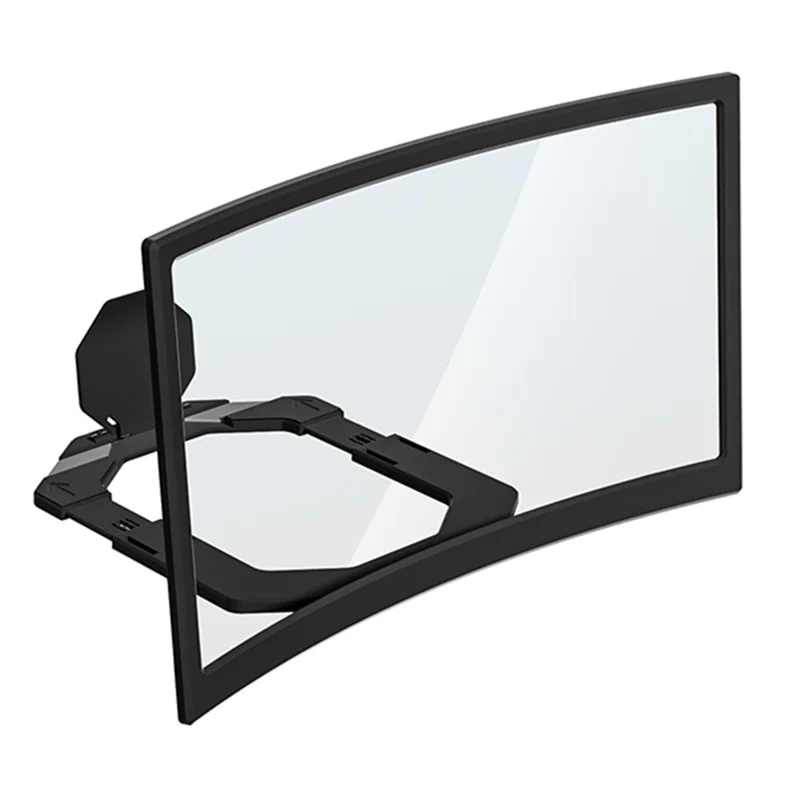 Ingranditore per Schermo di Telefono da 14 Pollici Schermo Curvo HD Ingranditore 3D ad Alta Definizione con Supporto Pigro