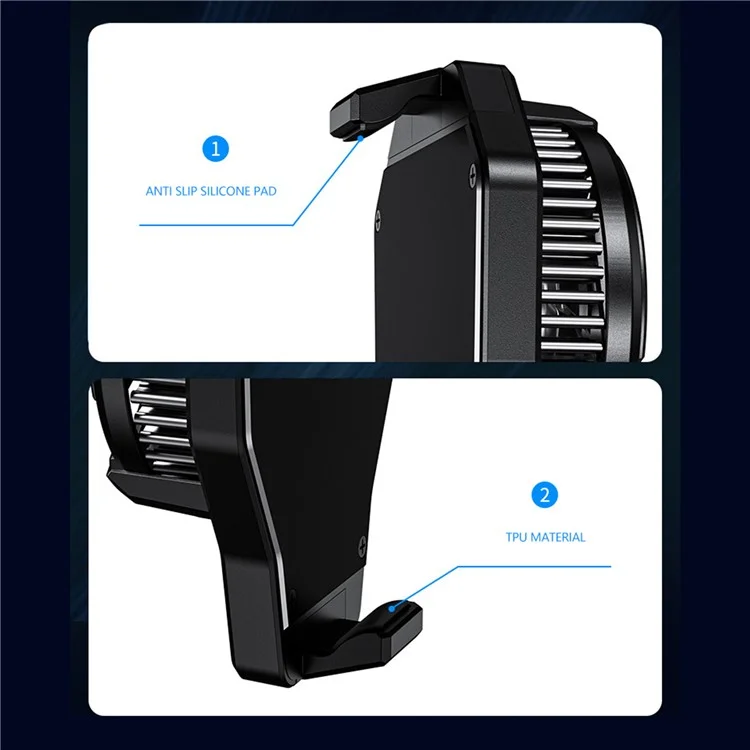 Dissipatore Calore Digitale per Cellulare N7 Phone Back Radiator, Ventola di Raffreddamento per il Gaming