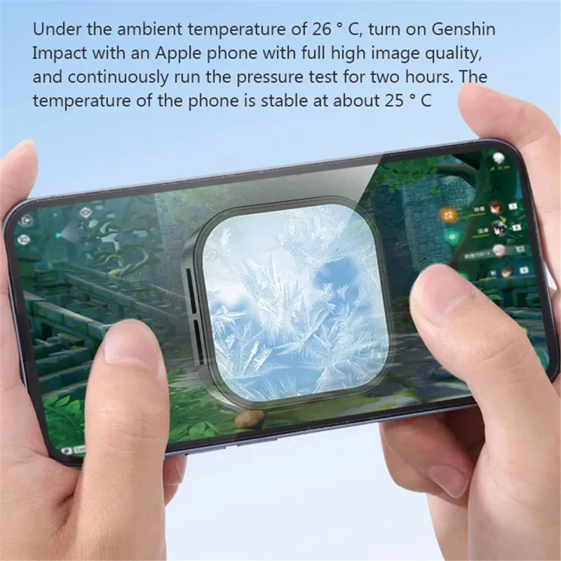 X79 Magnetic Cell Phone Cooler Mobile Phone Radiator Cooling Fan Semiconductor for Gaming