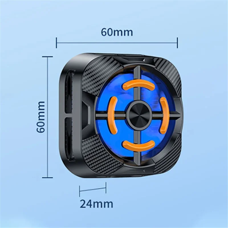 X79 Magnetic Cell Phone Cooler Mobile Phone Radiator Cooling Fan Semiconductor for Gaming