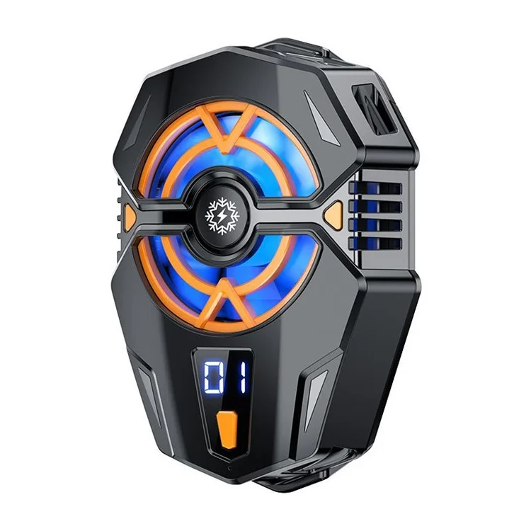 J20 Cell Phone Heat Sink 3 Adjustable Temperature Levels Cooling Fan with 68-89mm Clip Display Screen