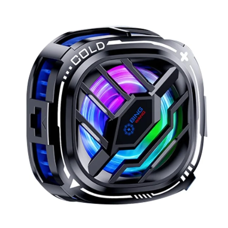 X76 Mobiltelefon Halbleiter -kühllüfter Mit RGB Lighting Magnetic Attraction Abnehmbarer Clip USB -spiel Und Spiel Für Spiele