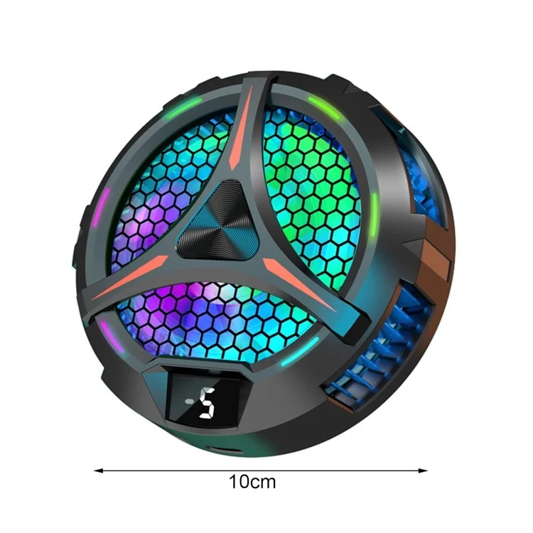Professional Tablet Semiconductor Heat Sink with LED Display 2 Adjustable Cooling Levels for Gaming Live Streaming