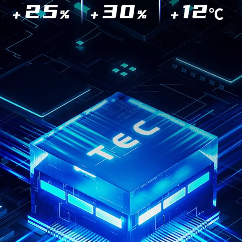 X18 Cell Phone Cooler Magnetic Heat Sink Mobile Phone Radiator with Screw Interface for Live Streaming Gaming - Silver
