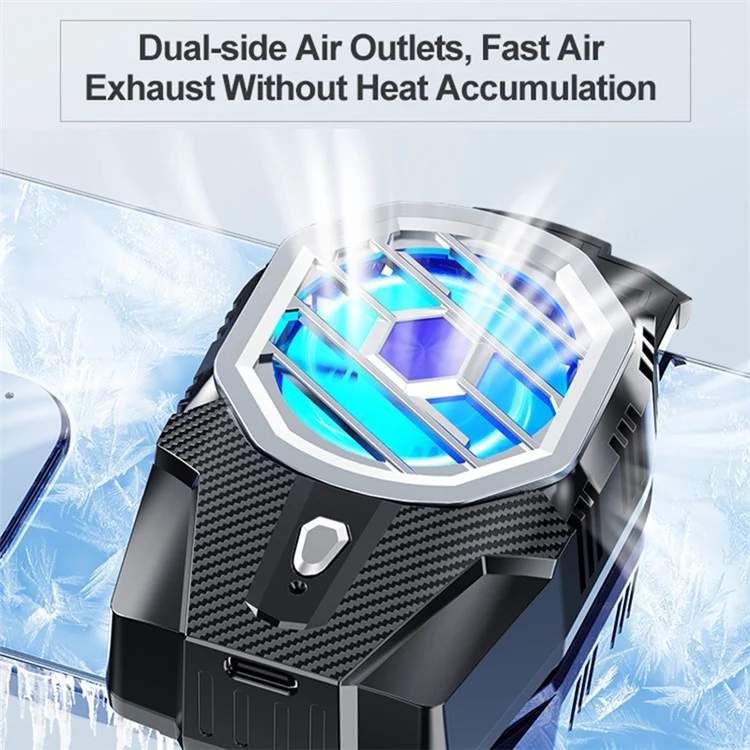 X91 Rechargeable Phone Back Radiator Cellphone Gaming Heat Dissipation Cooler Fan