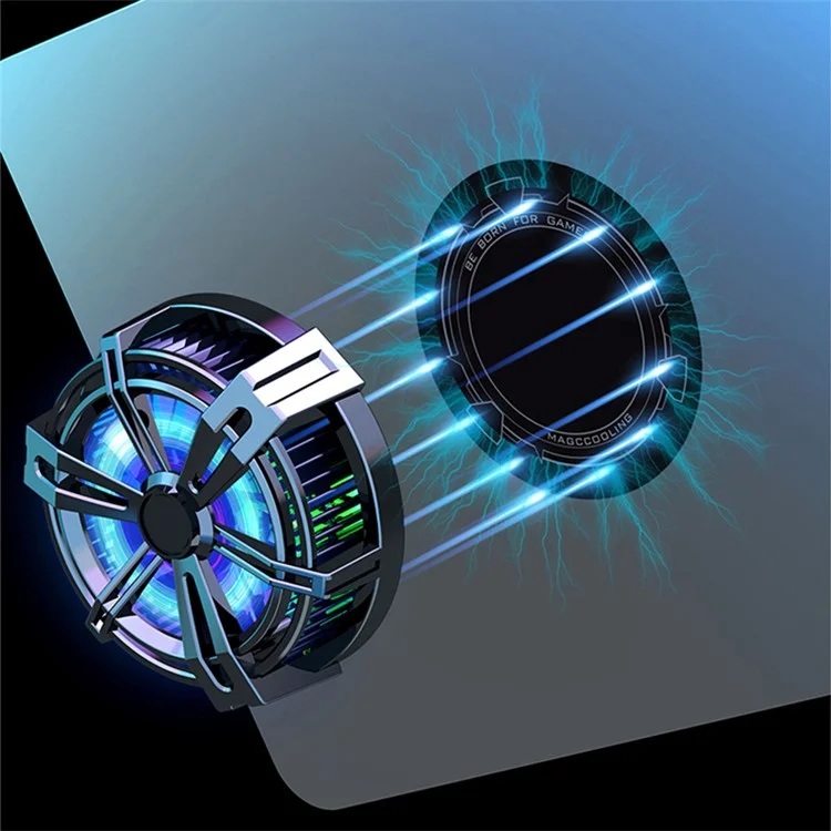 X12 Magnetic Phone Cooler Radiator Cell Phone Semiconductor Cooling Fan (Enhanced Version)