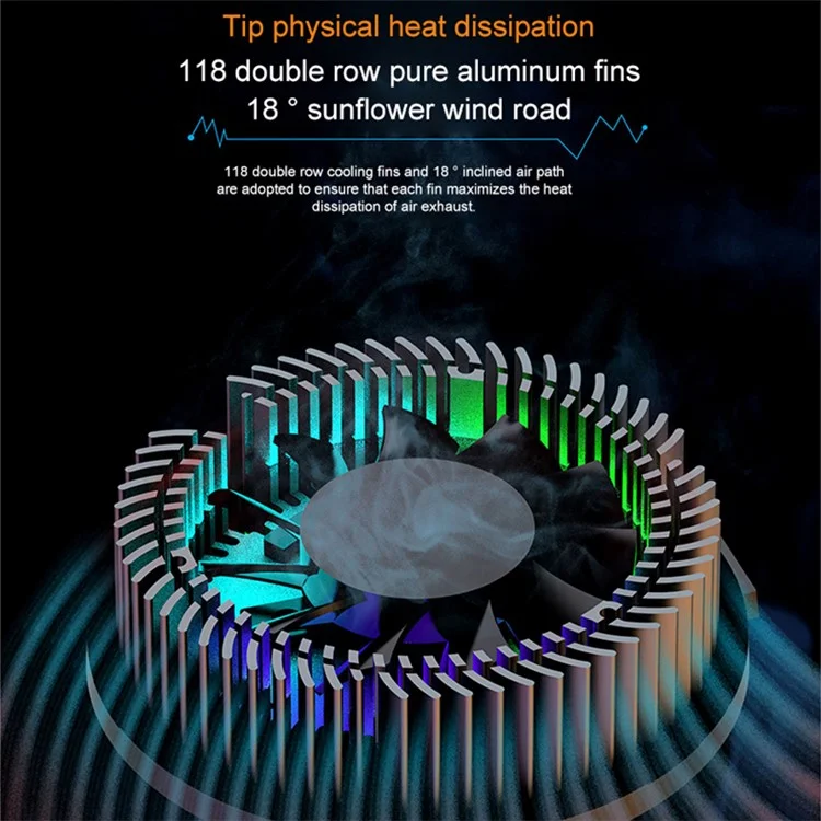 X12 Magnetic Phone Cooler Radiator Cell Phone Semiconductor Cooling Fan (Enhanced Version)