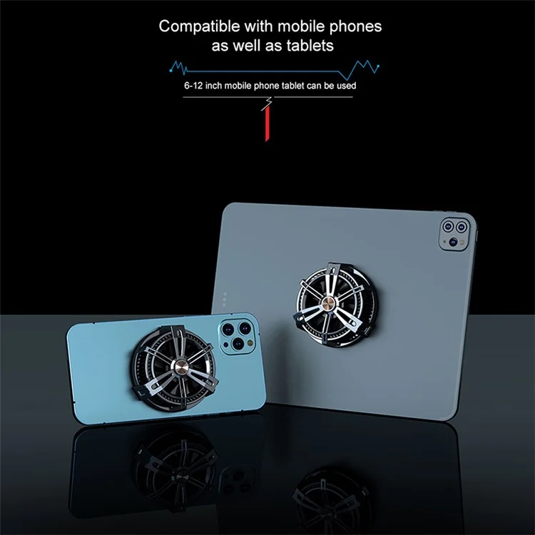 X12 Magnetic Phone Cooler Radiator Cell Phone Semiconductor Cooling Fan (Enhanced Version)