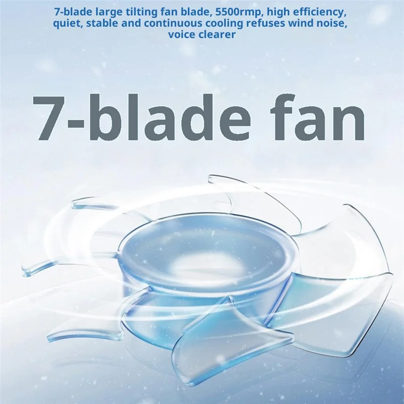 S01 Magnetic Phone Cooler TEC Semiconductor Gaming Heat Sink Fan Clip-On Mobile Radiator for Live Streaming - White