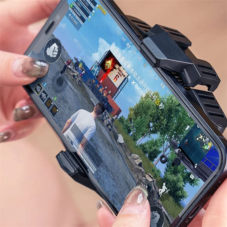 S1  Phone Cooler Semi-Conductor Cellphone Radiator Digital Display Cooling Fan with Back Clip