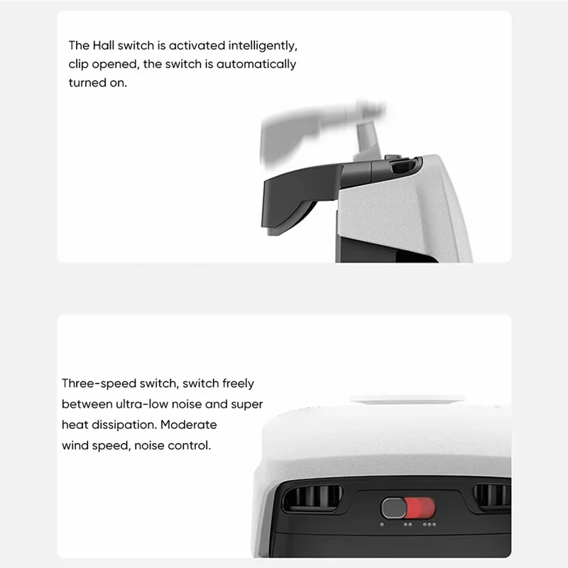 ONEPLUS PCV02 18W Phone Cooler for 70-82mm Width Phone PC+Aluminum Alloy+Silicone Cellphone Radiator - Black