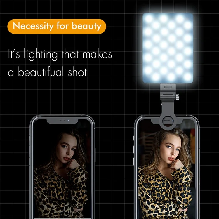 V11R Phone Laptop Video Conference LED Fill Lamp Portable Skin Beauty Live Streaming Fill Light