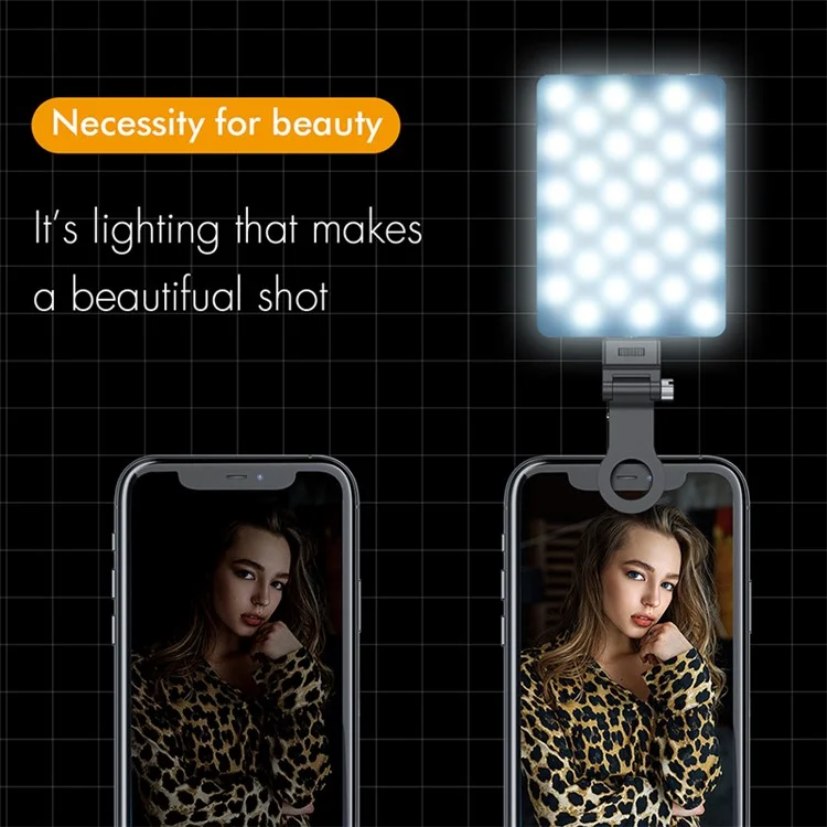 V11 Phone Laptop Video Conference Fill Lamp Portable Live Streaming LED Fill Light
