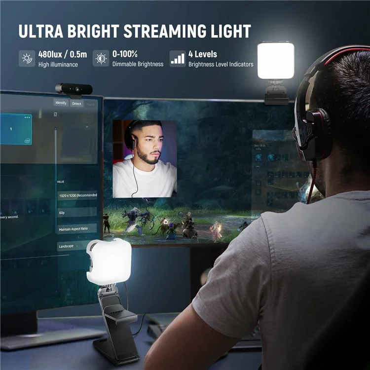 NEEWER PL81 Pro Portable LED Video Light 2900K-7000K Light Streaming Professionnel