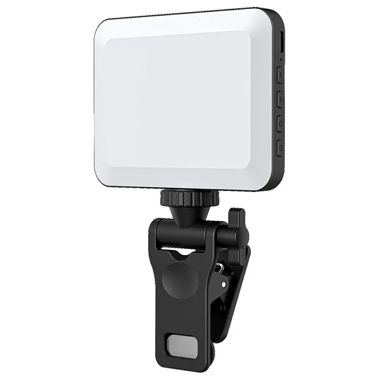 Luz de preenchimento para videoconferência com clipe para celular e laptop XJ71 - Preto