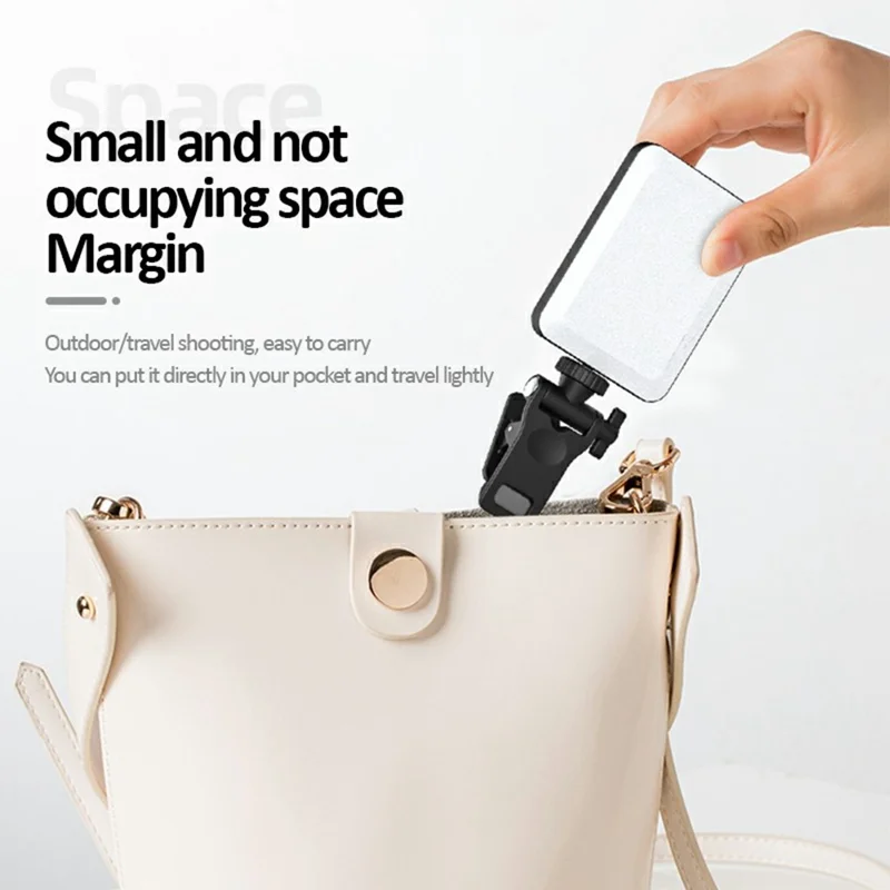 XJ71 Mobile Phone Laptop Clip-on Light Video Conference Fill Light - White