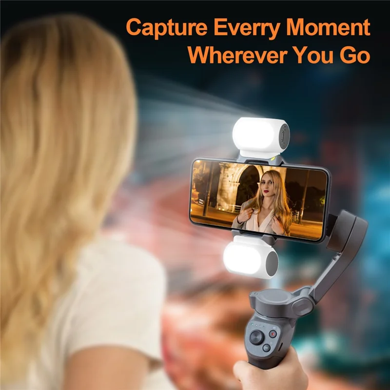 Cardan XJ97 Phone pour stabilisateur DJI Zhiyun 3 couleurs Température Lumière magnétique vidéo Vlog Éclairage photo