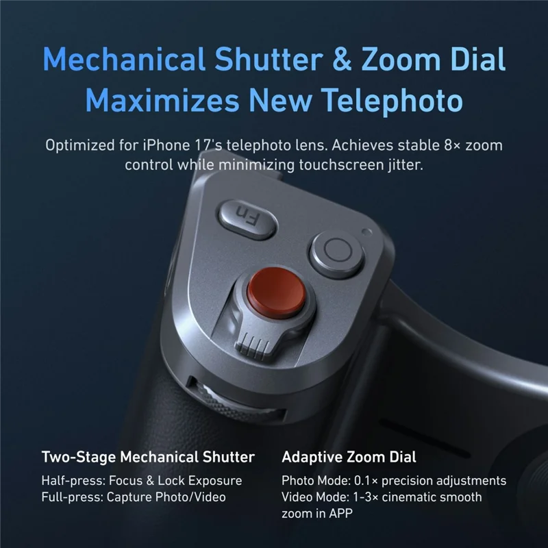 TELESIN For iPhone 17 Pro Max Photography Kit Standard Edition Master Grip Compatible with MagSafe Phone Case