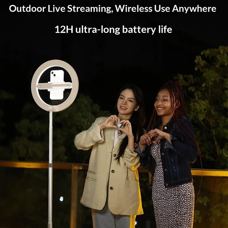 R6 Интегрированная многофункциональная подставка для мобильного телефона, портативная подсветка для стримов, складная подставка для съемки сверху