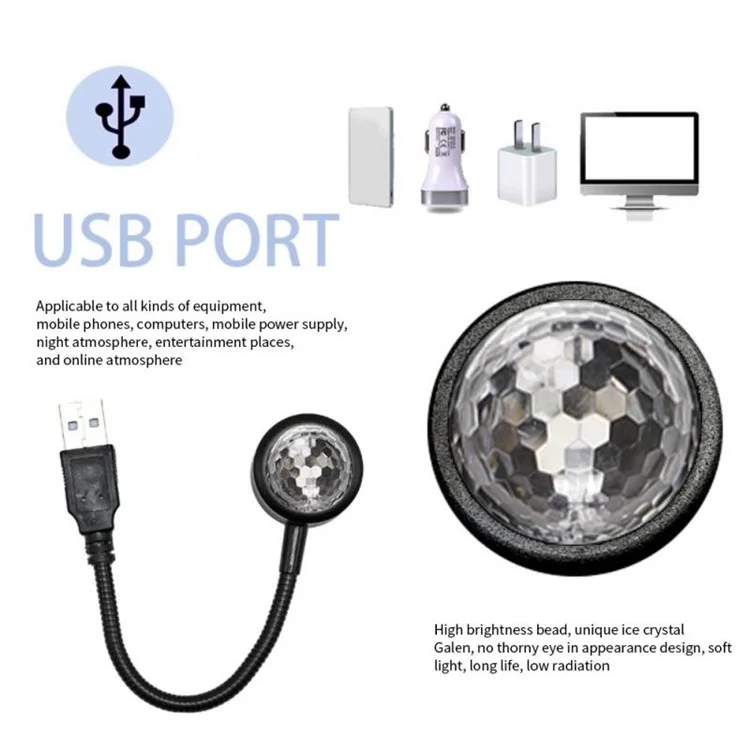 M9 Car Roof Roof Night Light Светодиодная Атмосфера