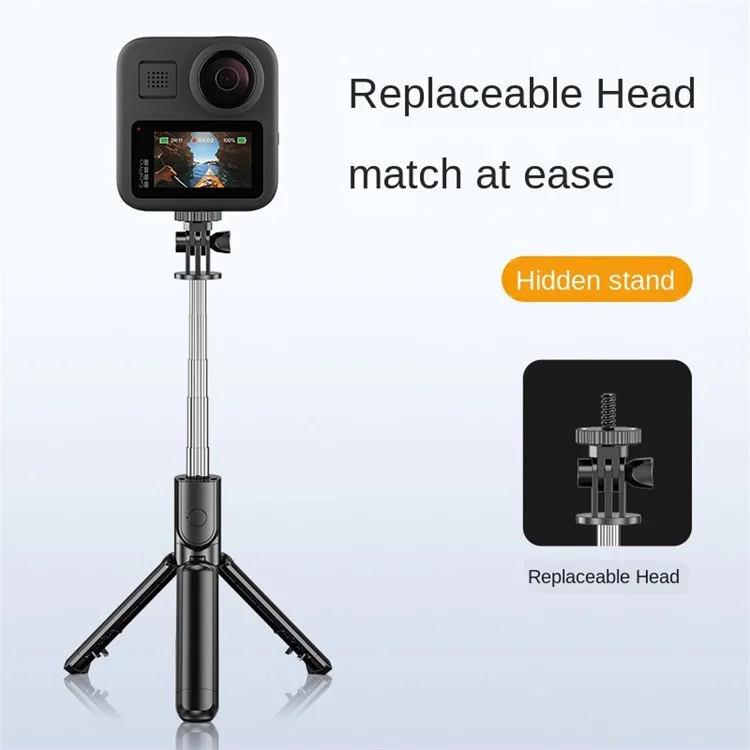 S03 Mini Extensível Bluetooth Selfie Stick Tripod Para IPhone Samsung Huawei