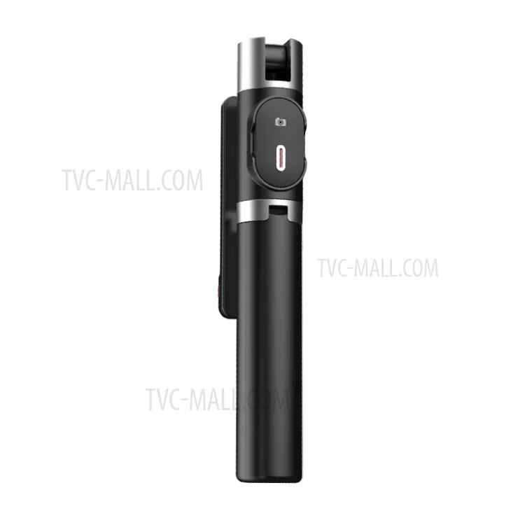P60D Extendable Tripod 360 Degree Rotation Portable Bluetooth-compatible Mobile Phone Selfie Stick Monopod - Black
