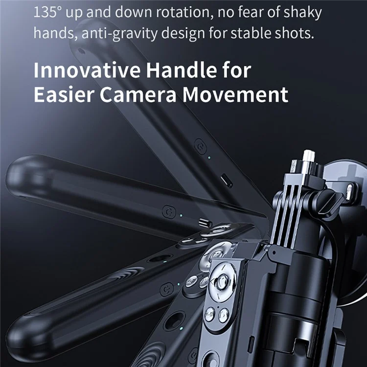XIAOMIYOUPIN FUNSNAP ES-B181 KI Auto Face Tracking Stativ Fernbedienung Selfie Stick (ohne Fülllicht)