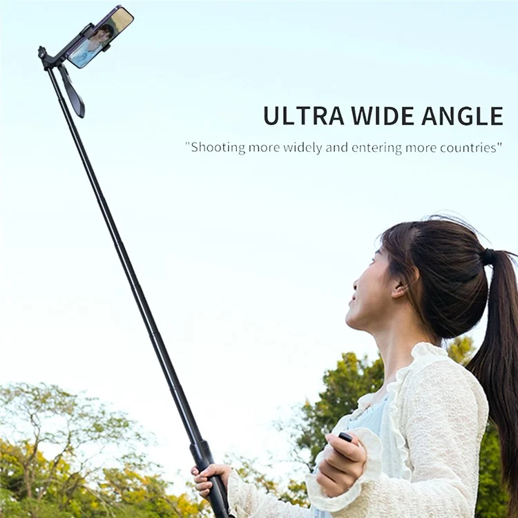 A55P 1,6 m Handyhalterung Ausziehbarer Bodenstativ Livestreaming Stativ Bluetooth Selfie-Stick