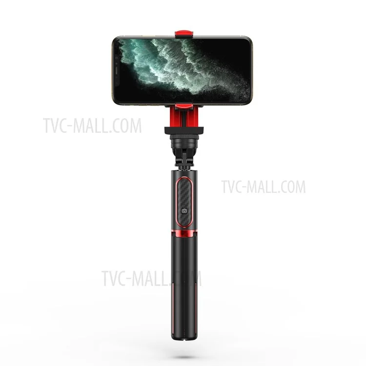 APEXEL APL-D8 Bastão de Selfie Multifuncional Bluetooth, Estabilizador de Mão de Eixo Único, Tripé