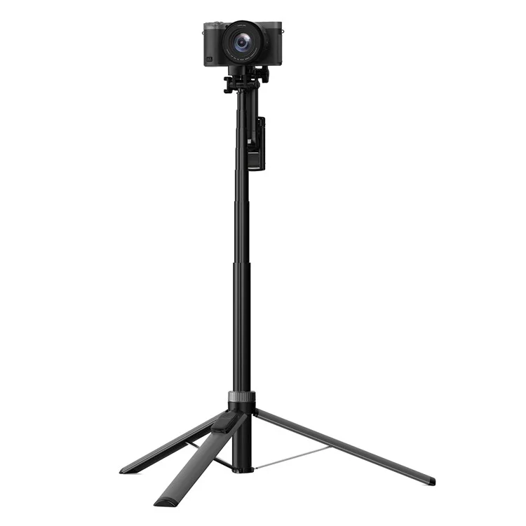 X65 2m Extendable Cell Phone Tripod Selfie Stick with Bluetooth-compatible Remote Control Compatible with iOS 5.0 or Above /  Android 4.2.2 or Above /  Harmonyos