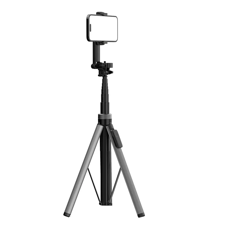 X65 2m Extendable Cell Phone Tripod Selfie Stick with Bluetooth-compatible Remote Control Compatible with iOS 5.0 or Above /  Android 4.2.2 or Above /  Harmonyos