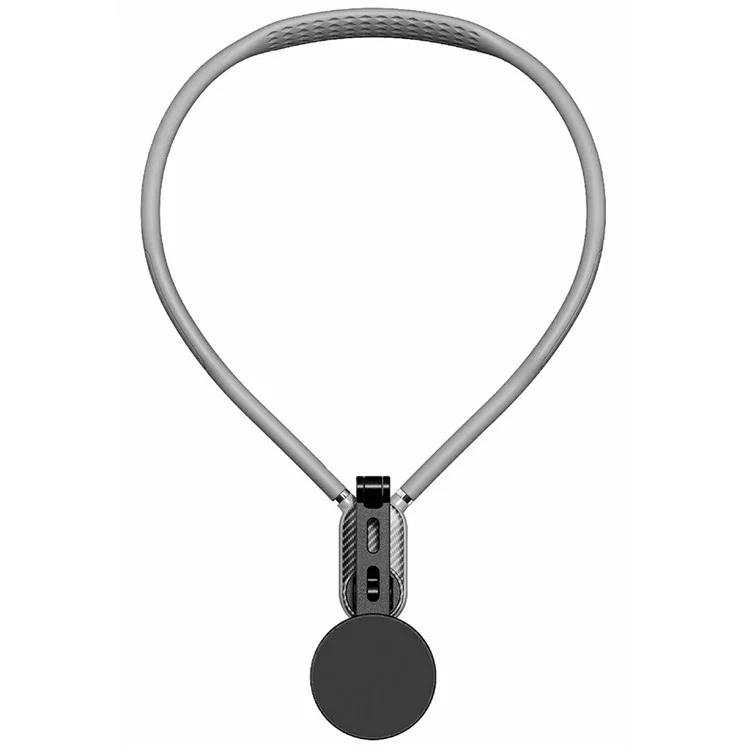 SCS-NH005 Magnetic Phone Neck Mount Neck Phone Holder POV / Vlog Selfie Mount, (Version Étendue) - Gris