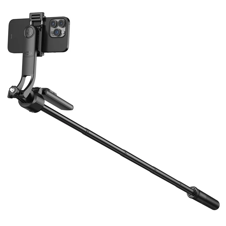 C17 Smart AI Tracking Anti-Shake Gimbal Tripod Selfie Stick Quad-Leg Stand with Single Fill Light