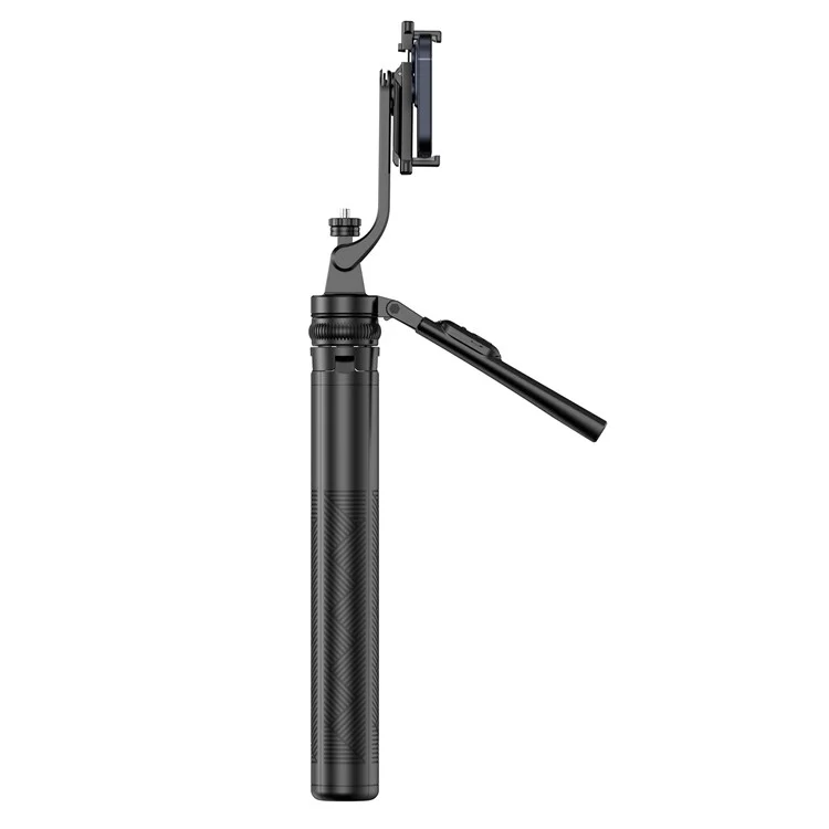 C19 1810mm 8-section Extendable Panoramic 4-Leg Tripod Stand Folding Selfie Stick for Streaming and Vlogging