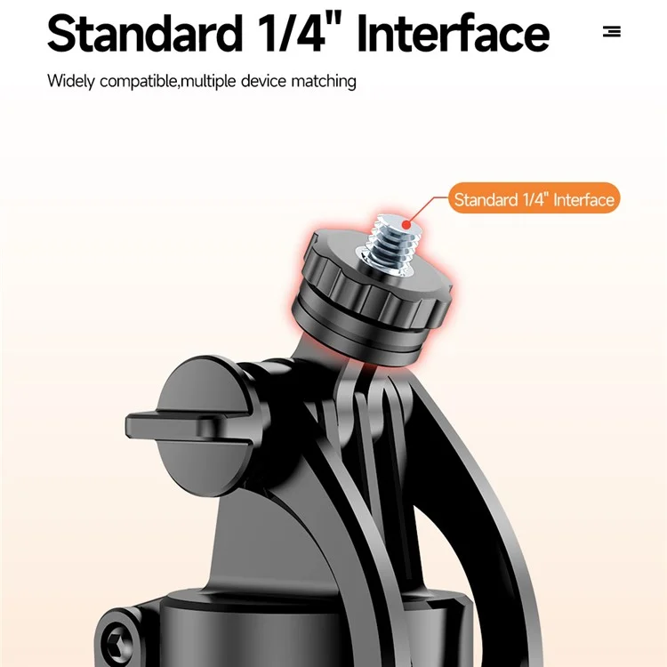 C19 1810mm 8-section Extendable Panoramic 4-Leg Tripod Stand Folding Selfie Stick for Streaming and Vlogging