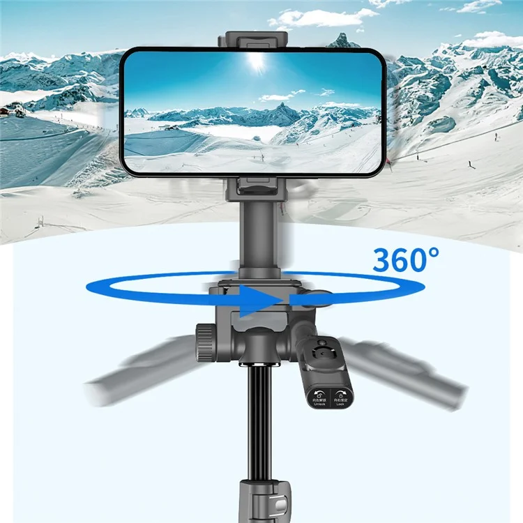 C06 1,83 m ausziehbarer Stativ-Kameraständer aus Aluminiumlegierung mit Bluetooth-Selfie-Stick