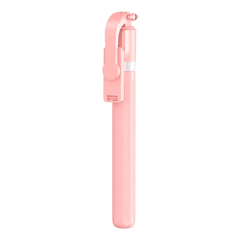 Z165 1.7m Wireless Bluetooth-compatible Selfie Stick Handheld Portable Phone Tripod, without Light - Pink