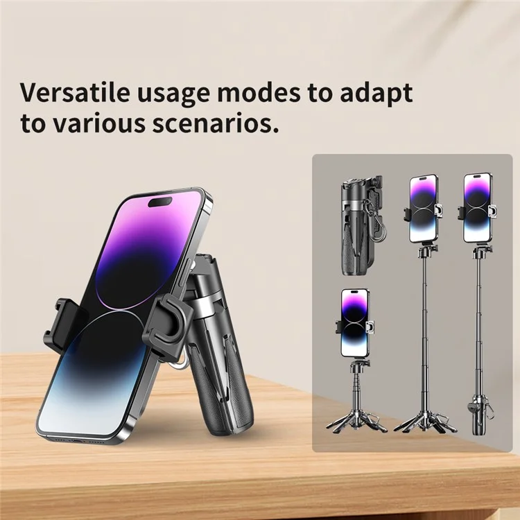 XIAOMIYOUPIN FUNSNAP P15 Mini Selfie Stick Extendable Tripod Stand with Bluetooth-compatible Remote